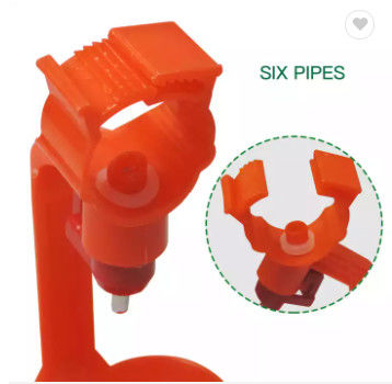 Water saving Poultry Chicken Drinker System Environmental Protection