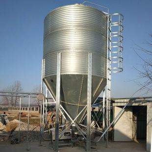 Animal Husbandry Agricultural Feed Bins Galvanized Grain Storage Silo